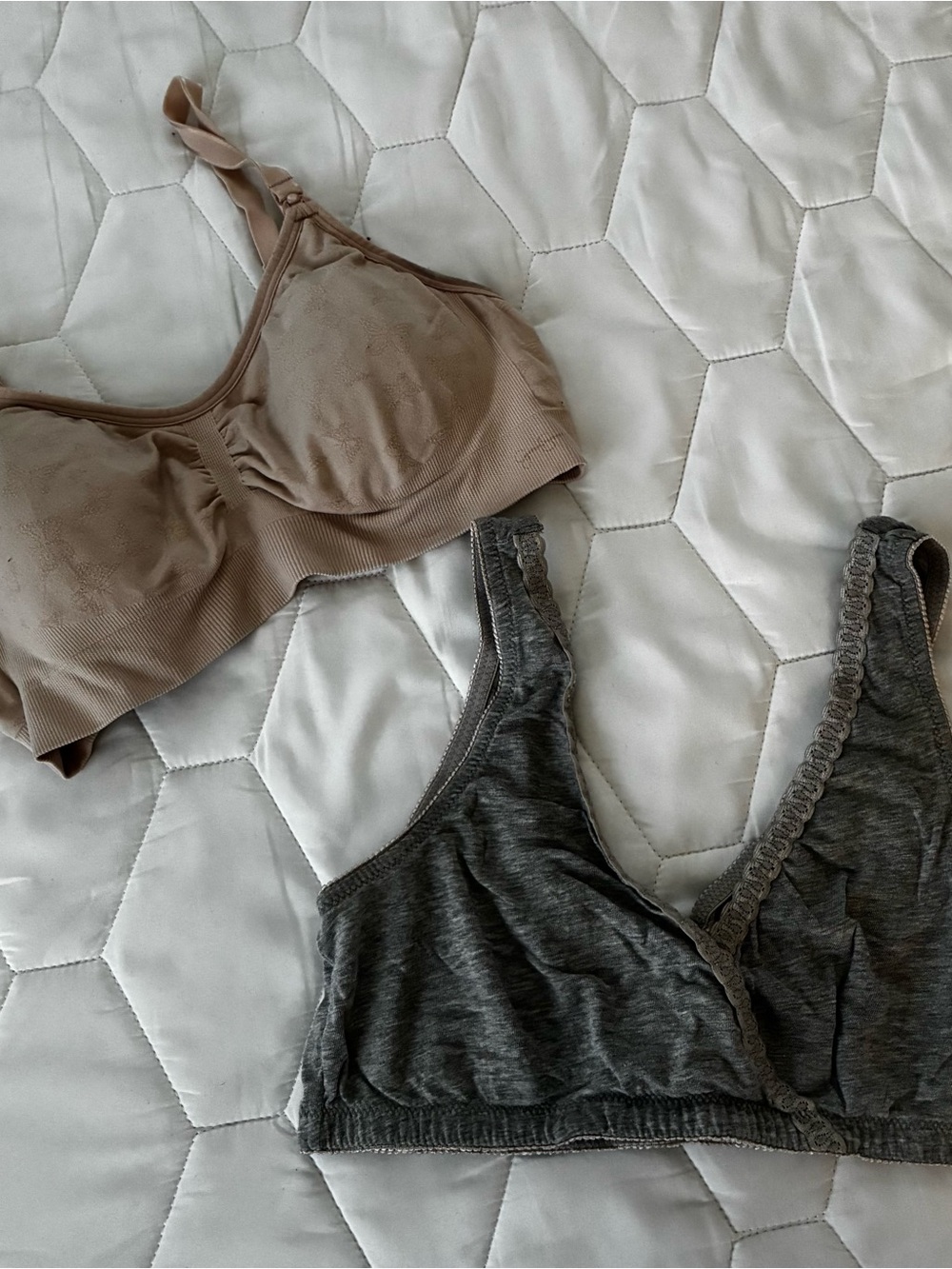 Nursing Comfort Wireless Bra Set - size M